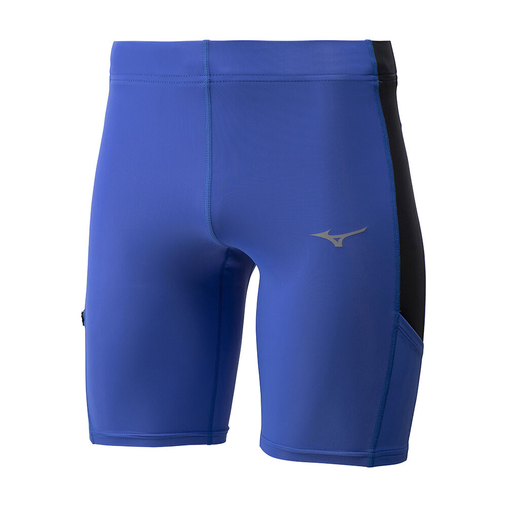 Panske Legíny Mizuno Core Mid Bezecke Modre Vypredaj CERY51974